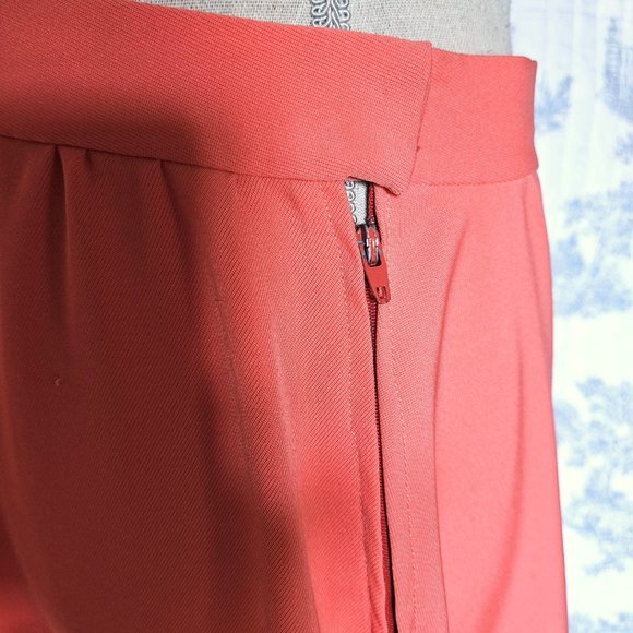 Size M Vintage 1970s Orange Midi Skirt - Picture 8 of 8
